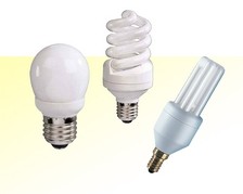 Kompaktleuchtstofflampen - Sockel: E14