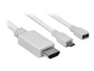 JOUJYE AVC 129-1.5m MHL / HDMI / MicroUSB adapter weiss (A 2053)