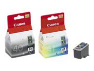 Canon Tinte für Canon Pixma PG-40 / CL-41, Multipack Inhalt: 1 x schwarz (0615B001) und 1 x farbig (0617B001) Blister Kapazität: schwarz ca. 195 Seiten, farbig ca. 155 Seiten (0615B043 / PG-40 / CL-41 / 0615B036) Pixma IP1600 / IP1700 / IP1800 / IP2200 / MP150 / MP160 / MP170 / MP180 /