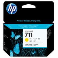 HP 3x 711 Tinte gelb DJ T120 520 (CZ136A)