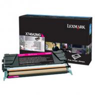 Lexmark toner magenta    für x746 / x748 ca. 7.000 s. (x746a2mg)