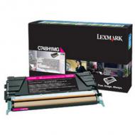 Lexmark toner magenta rück.  für c748 ca. 10.000 s. (c748h1mg)