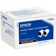 EPSON AL-C300 Toner schwarz Standardkapazität 2er-Pack (C13S050751)