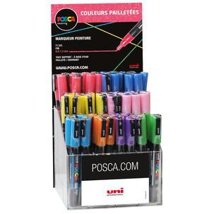 Pigmentmarker POSCA PC-3M Glitter, 96er Display PC3ML/8D ML001