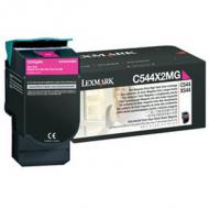 Lexmark toner magenta      c544 / x544 ca. 4.000 s. (c544x2mg)