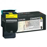 Lexmark toner gelb         c544 / x544 ca. 4.000 s. (c544x2yg)