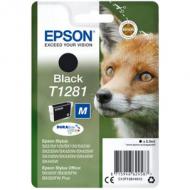 EPSON T1281 Tinte schwarz Standardkapazität 5.9ml 1-pack blister ohne Alarm (C13T12814012)