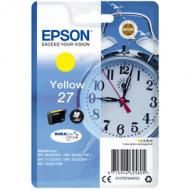 EPSON 27 Tinte gelb Standardkapazität 3.6ml 350 Seiten 1-pack blister ohne Alarm - DURABrite ultra Tinte (C13T27044012)