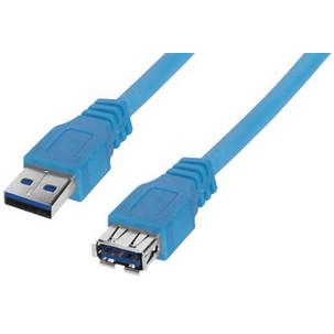 USB 3.0 Anschlusskabel, USB-A Stecker - USB-A Kupplung BS77132