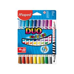 Doppel-Fasermaler DUO COLORPEPS, 10er Kartonetui 847010