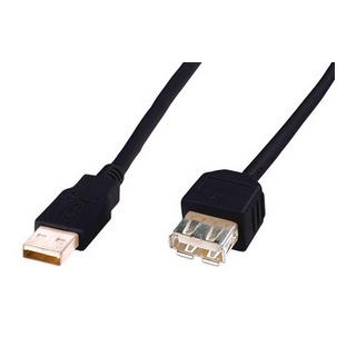 USB 2.0 Verlängerungskabel  AK-300202-018-S