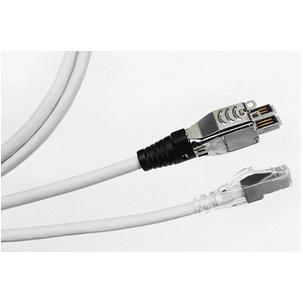 Patchkabel Kat. 6A, mit Tera-Stecker und RJ45 und Kat.7 Rohkabel 151321