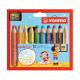 Multitalentstift woody 3 in 1, 6er Karton-Etui inkl. Spitzer 880/6