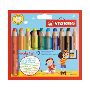 Multitalentstift woody 3 in 1, 10er Karton-Etui 880/10-2