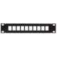 10" Keystone Patch Panel, schwarz ACT107