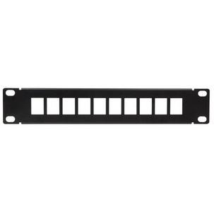 10" Keystone Patch Panel, schwarz ACT108