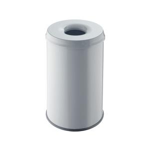 Stahl-Papierkorb, lichtgrau H2515682