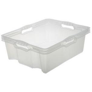 Aufbewahrungsbox "franz", natur-transparent 1027300100000