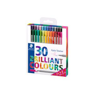 Fineliner triplus BRILLIANT COLOURS, 30er Etui 334 C30P