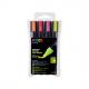 Pigmentmarker POSCA PC-5M, 8er Etui, standard Farben PC5M/8 METAL 09