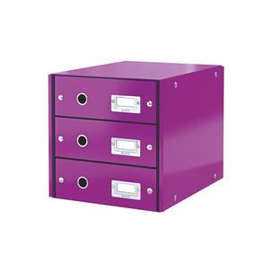 Schubladenbox Click & Store WOW, violett 6048-00-62