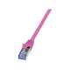 Patchkabel Kat. 6A S/FTP, pink CQ3012S