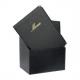 Speisekarten-Mappe CLASSIC, schwarz - in Aufbewahrungs-Box MC-BOX-CRA4-WR