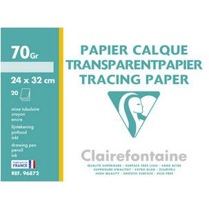 Transparentpapier,240 x 320 mm, in Sammelmappe 96872C
