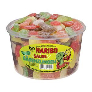 Fruchtgummi Saure Bärenzungen, 150er Runddose 340219