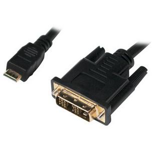 Symbolbild: Mini HDMI - DVI-D 18+1 Anschlusskabel  CHM004