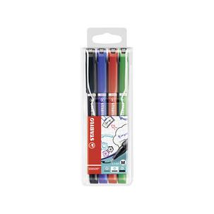 Fineliner SENSOR® M, 4er Etui "Office" 187/4