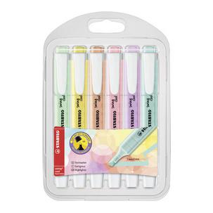 Textmarker swing® cool Pastel Edition, 6er Etui 275/6-08