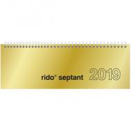 Tischkalender "septant", gold