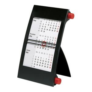 Tischkalender "3-Monatskalender", schwarz / rot 7038000905