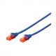 Patchkabel Kat. 6, U/UTP, blau DK-1617-050/WH