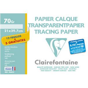 Transparentpapier, DIN A4, in Sammelmappe - Aktionspack 96853C