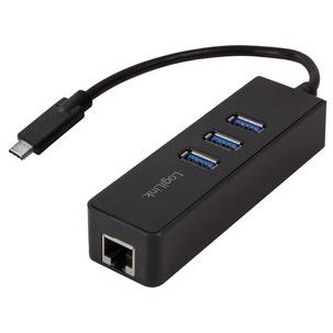 USB 3.0 auf Gigabit Adapter, 3-Port USB Hub UA0283