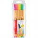 Fineliner point88®, 6er Neon-Etui 8815-1