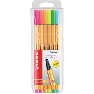 Fineliner point88®, 6er Neon-Etui 88/6-1