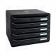 Schubladenbox BIG-BOX PLUS quer, schwarz / harlekin 308714D