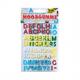 Moosgummi Glitter-Sticker "Buchstaben" 23797