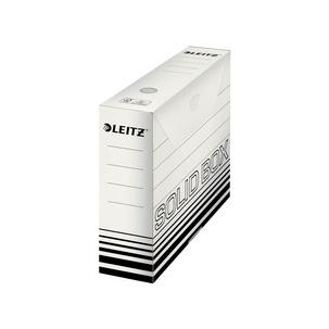 Archiv-Schachtel Solid, (B)80 mm, weiß / schwarz 6127-00-01