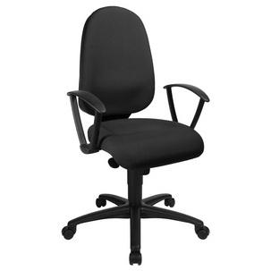 Bürodrehstuhl "Syncro Pro 5", schwarz mit optionaler Armlehne Typ R S500 G20