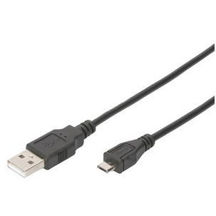 USB 2.0 Anschlusskabel, USB-A - Micro USB-B DB-300127-010-S