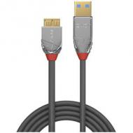 LINDY 0,5m USB 3.0 Typ A an Micro-B Kabel Cromo Line 5 Gbit / s (36656)