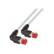 Efb rj45 patchkabel s / ftp,cat.6a,2x tm21 90°,uc900,25m,grau (k4137gr.25)