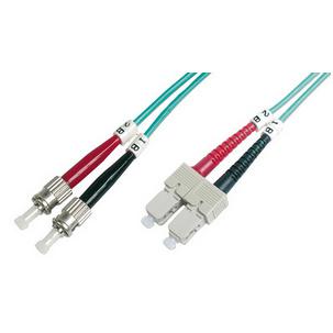 LWL Patchkabel, OM3, 2 x ST Stecker - SC-Duplex Stecker DK-2512-03/3