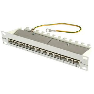 10" Patch Panel, Kat.6A(tief), geschirmt 100007002