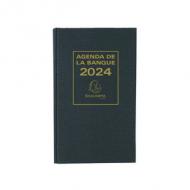 EXACOMPTA Buchkalender Banquier large 2025, schwarz besteht aus 2 Büchern, Vol 1 + Vol 2. (38682E)