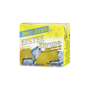Erfrischungsgetränk Eistee mit Zitronen-Geschmack, 500 ml Trinkpack 4100060007400